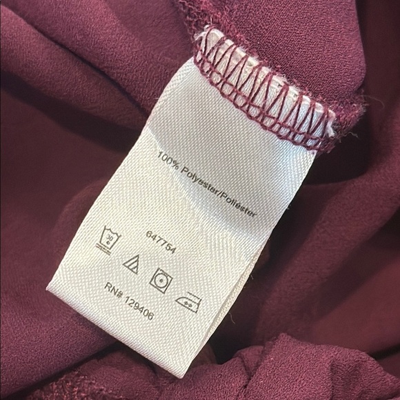 VENUS 1X Modest High Neckline Purple Blouse - Picture 8 of 10